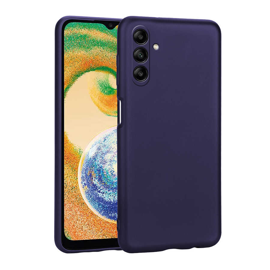 Galaxy A04S Kılıf Zore Premier Silikon Kapak - Lacivert