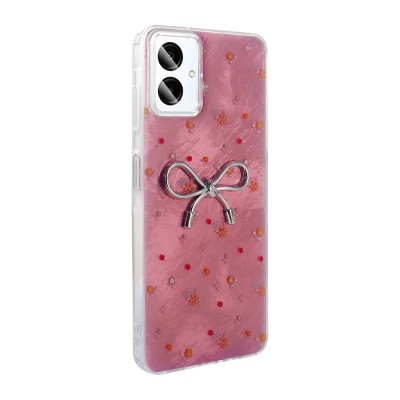Galaxy A06 Case Camera Protection Figured Zore Ponti Silicone Cover - 6