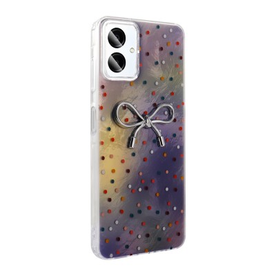 Galaxy A06 Case Camera Protection Figured Zore Ponti Silicone Cover - 8