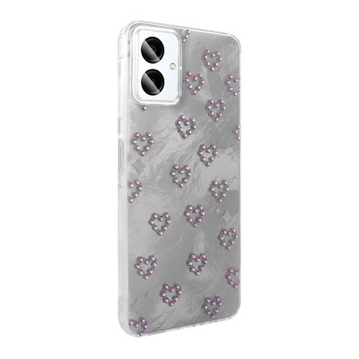 Galaxy A06 Case Camera Protection Figured Zore Ponti Silicone Cover - 10