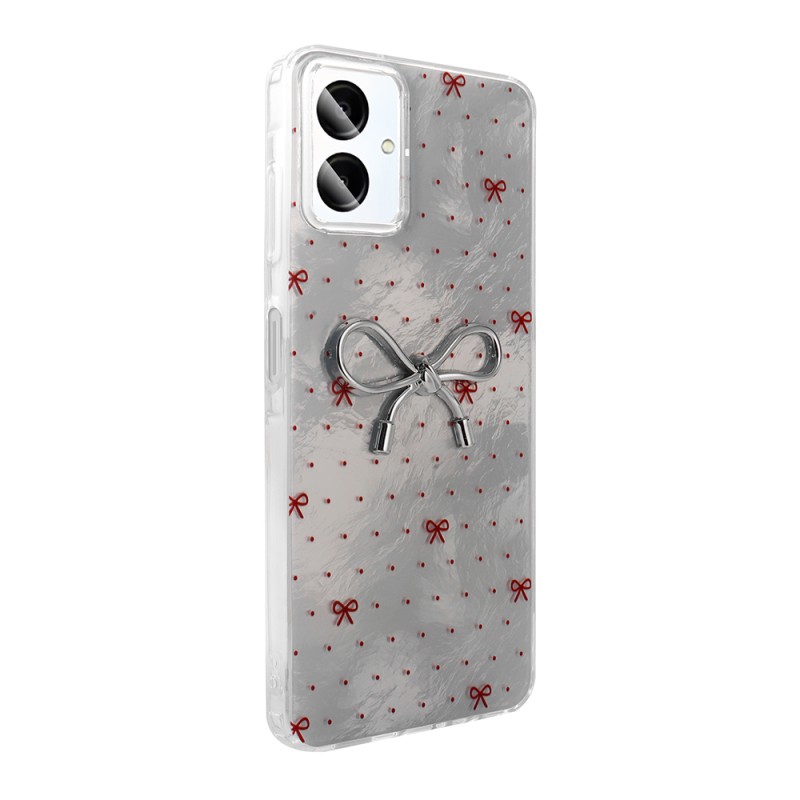 Galaxy A06 Case Camera Protection Figured Zore Ponti Silicone Cover - 12