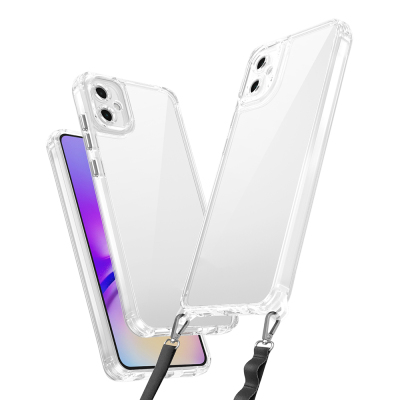 Galaxy A06 Kılıf Airbagli Takılabilir Askı Aparatlı Zore Snap Silikon Kapak - Zore