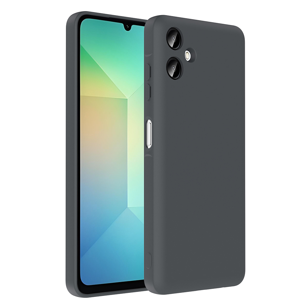 Galaxy A06 Kılıf Kamera Korumalı Kartlık Hazneli NXXA Vitra Kapak - Gri