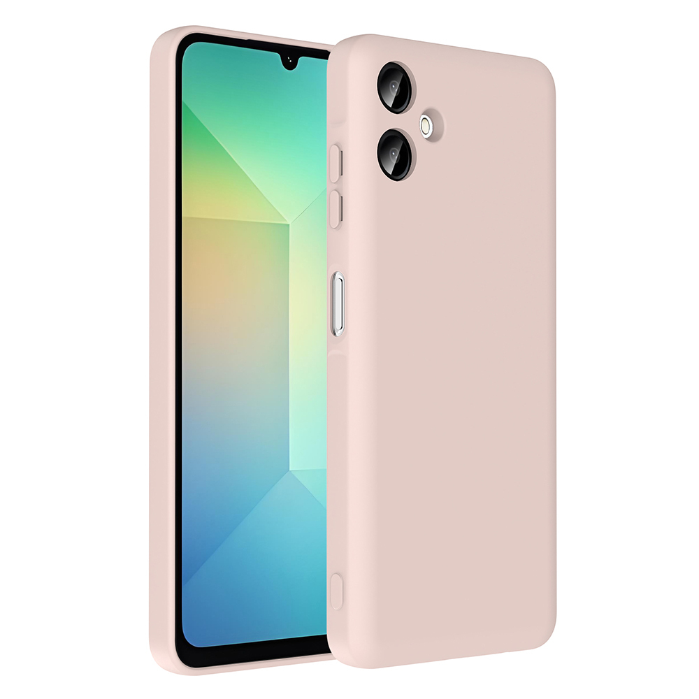 Galaxy A06 Kılıf Kamera Korumalı Kartlık Hazneli NXXA Vitra Kapak - Pembe
