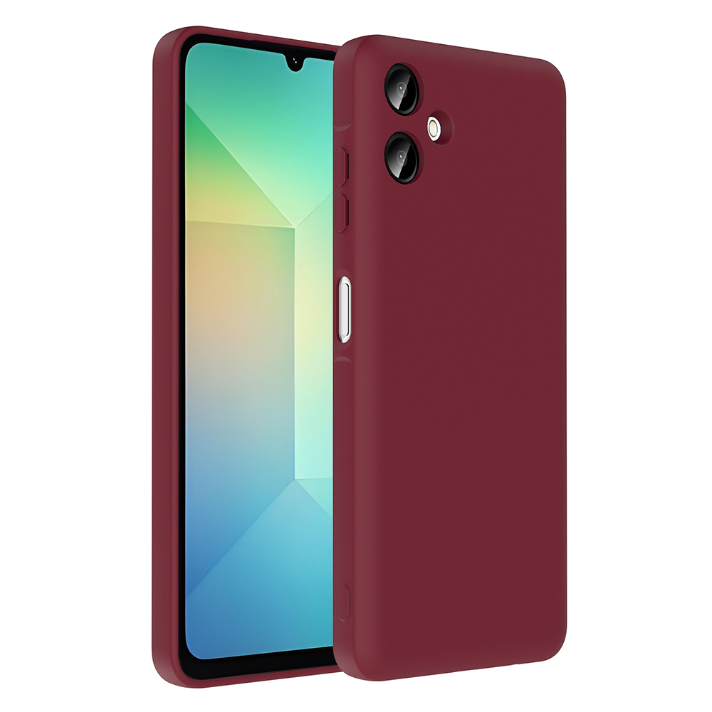 Galaxy A06 Kılıf Kamera Korumalı Kartlık Hazneli NXXA Vitra Kapak - Mürdüm