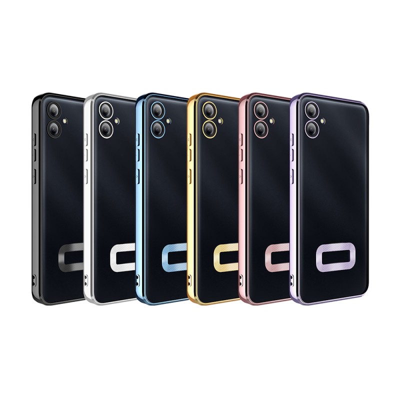 Galaxy A06 Kılıf Kamera Korumalı Logo Gösteren Zore Omega Kapak - 10