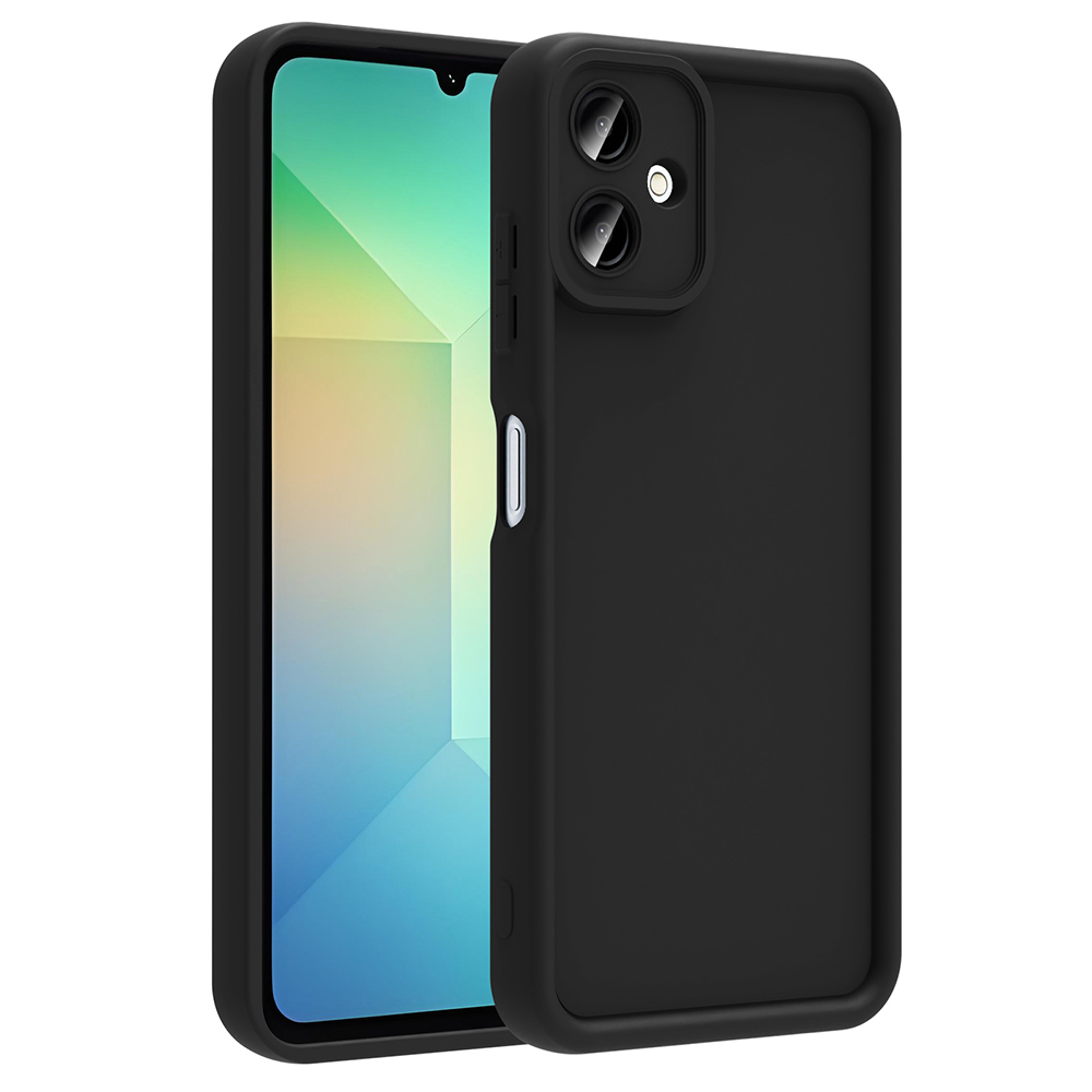 Galaxy A06 Kılıf Kamera Korumalı NXXA Ananas Kapak - Siyah