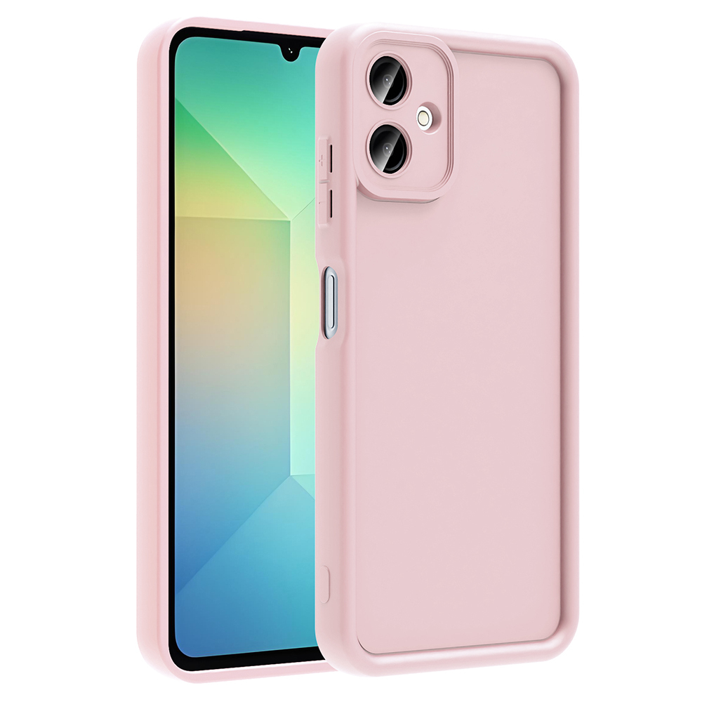 Galaxy A06 Kılıf Kamera Korumalı NXXA Ananas Kapak - Pembe