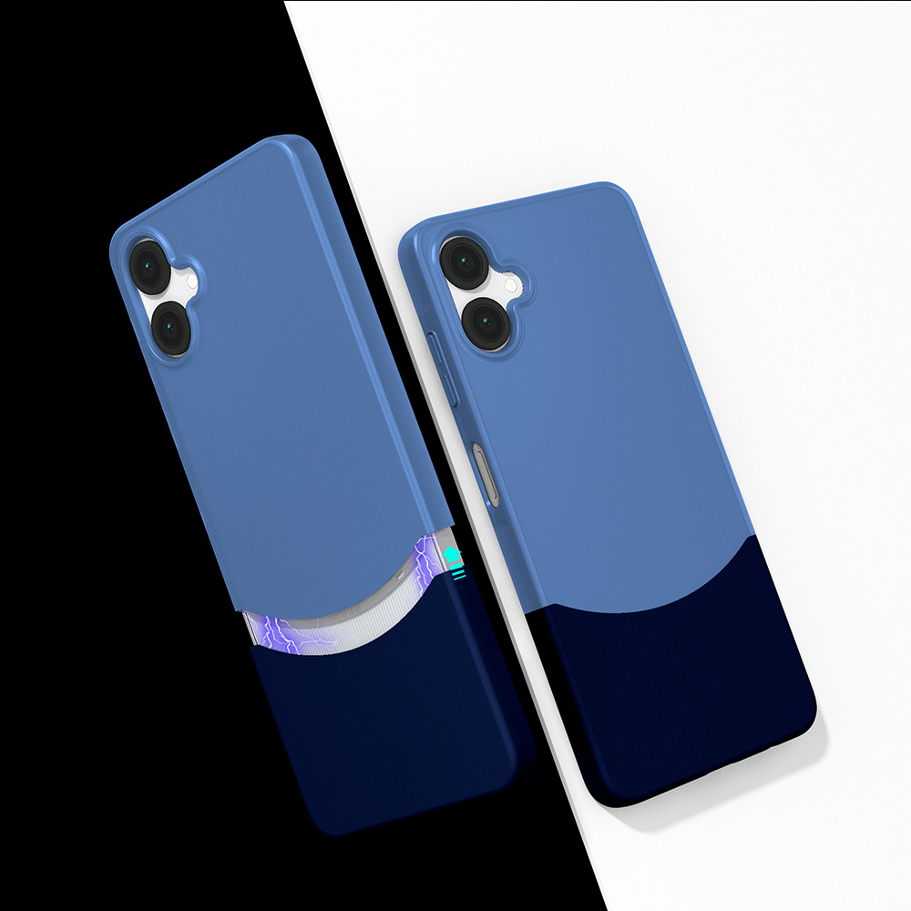 Galaxy A06 Kılıf Mıknatıslı NXXA Duble Kapak - Lacivert