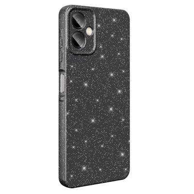 Galaxy A07 Case with Camera Protection, Glittery Luxury Zore Cotton Cover - 7