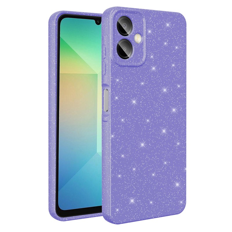 Galaxy A07 Case with Camera Protection, Glittery Luxury Zore Cotton Cover - 17