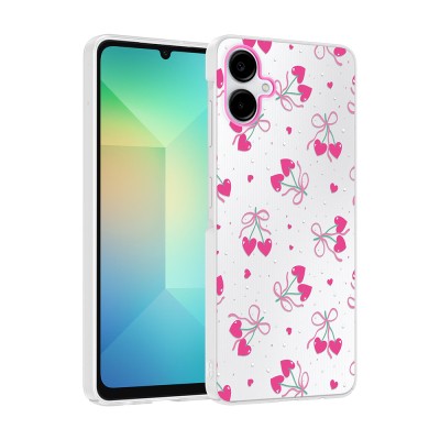 Galaxy A07 Case with Camera Protector, Patterned Zore Clip Cover - 3