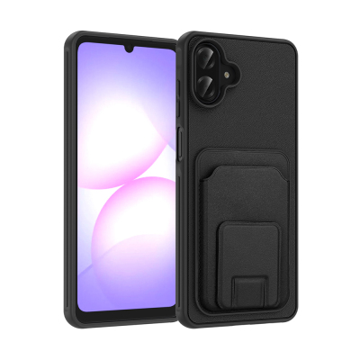 Galaxy A07 Case with Card Holder TPU Zore Bikart Cover - Zore