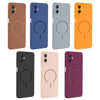 Galaxy A07 Case Zore Meta Cover with M-safe Charging Feature - 23