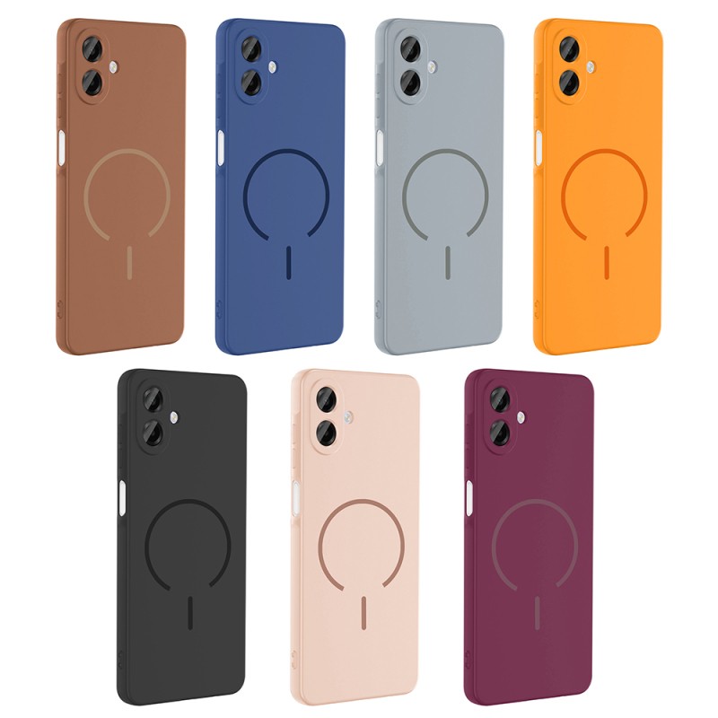 Galaxy A07 Case Zore Meta Cover with M-safe Charging Feature - 23