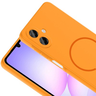 Galaxy A07 Case Zore Meta Cover with M-safe Charging Feature - 19