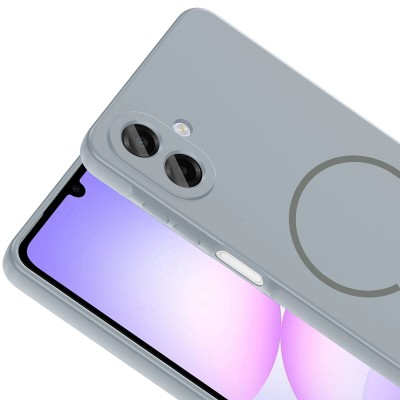 Galaxy A07 Case Zore Meta Cover with M-safe Charging Feature - 21