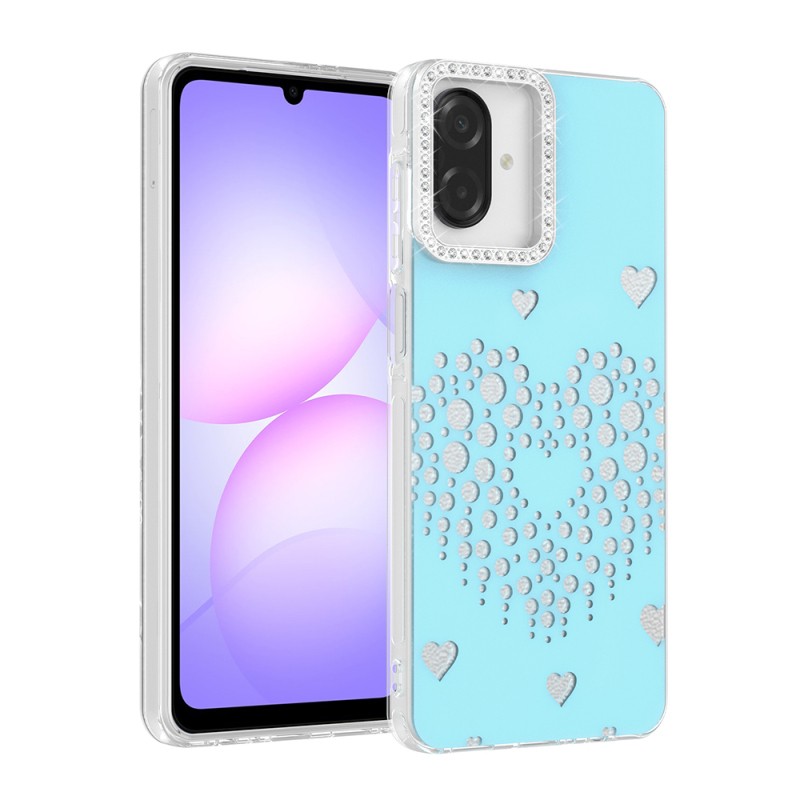 Galaxy A07 Kılıf Damla Taşlı Zore Rivas Sert PC Kapak - 2