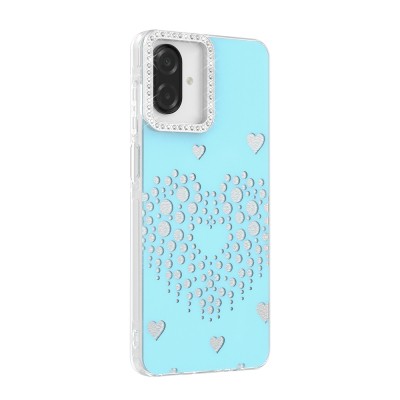 Galaxy A07 Kılıf Damla Taşlı Zore Rivas Sert PC Kapak - 7