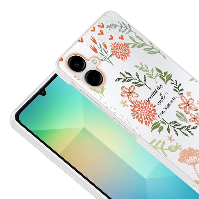 Galaxy A07 Kılıf Kamera Korumalı Desenli Zore Klip Kapak - 12