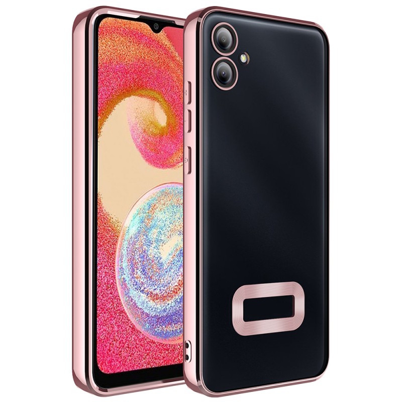 Galaxy A07 Kılıf Kamera Korumalı Logo Gösteren Zore Omega Kapak - 4