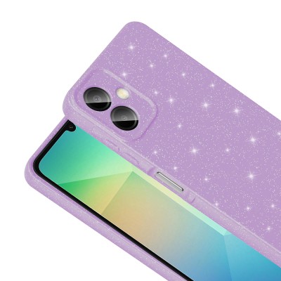 Galaxy A07 Kılıf Kamera Korumalı Simli Lüks Zore Koton Kapak - 11