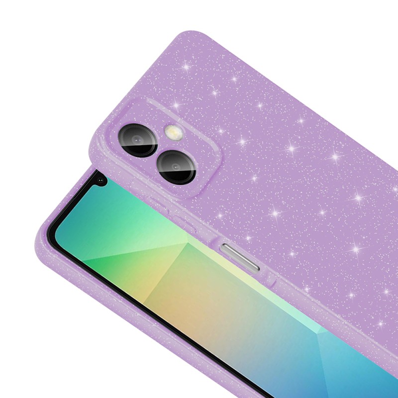 Galaxy A07 Kılıf Kamera Korumalı Simli Lüks Zore Koton Kapak - 11