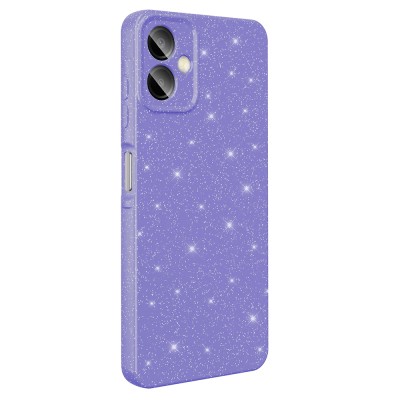 Galaxy A07 Kılıf Kamera Korumalı Simli Lüks Zore Koton Kapak - 8