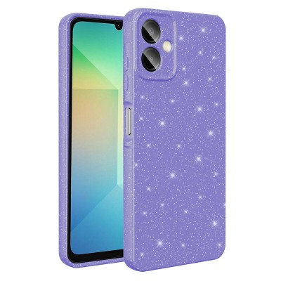 Galaxy A07 Kılıf Kamera Korumalı Simli Lüks Zore Koton Kapak - 17