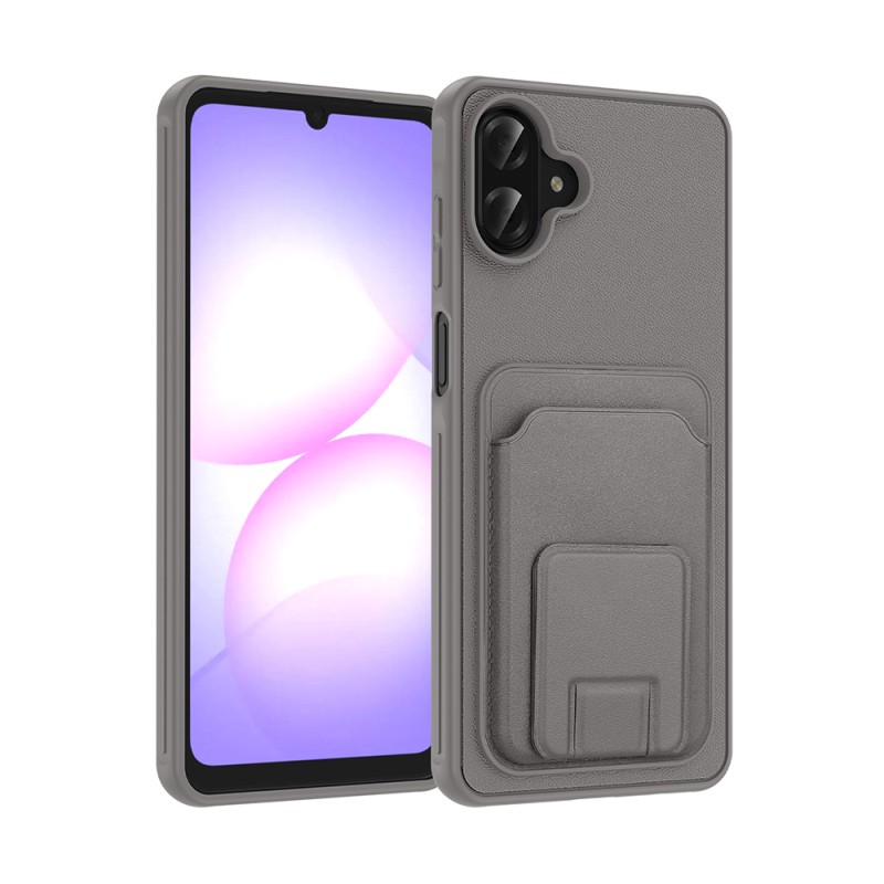 Galaxy A07 Kılıf Kartlıklı TPU Zore Bikart Kapak - 8