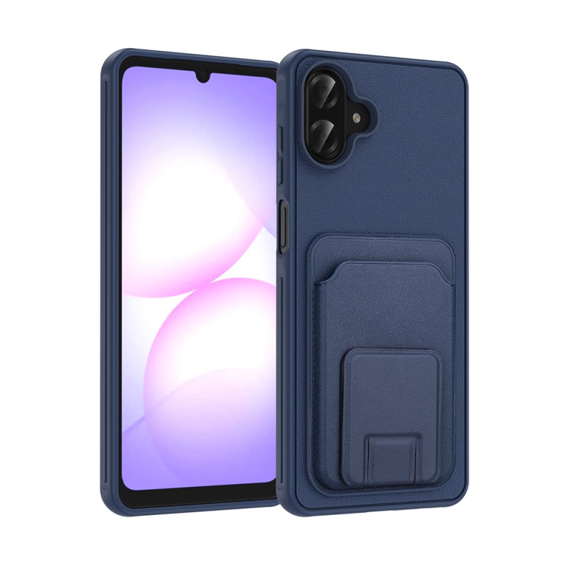 Galaxy A07 Kılıf Kartlıklı TPU Zore Bikart Kapak - 5