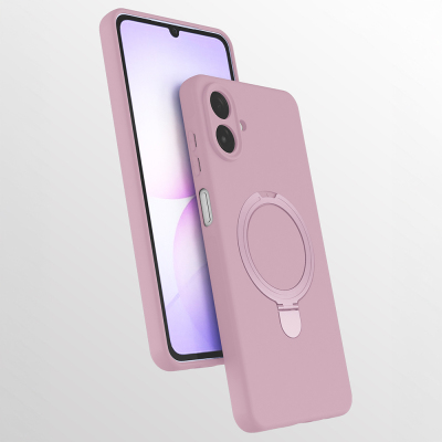 Galaxy A07 Kılıf M-safe Şarj Özellikli Standlı Zore Samara Kapak - Zore