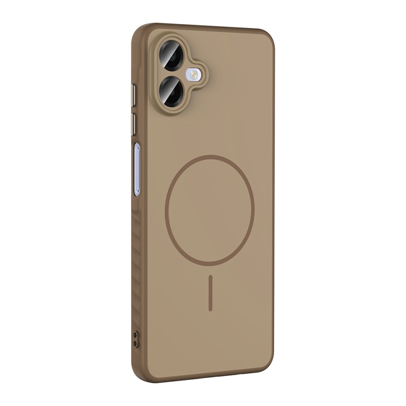 Galaxy A07 Kılıf M-safe Şarj Özellikli Zore Tea Kapak - 6