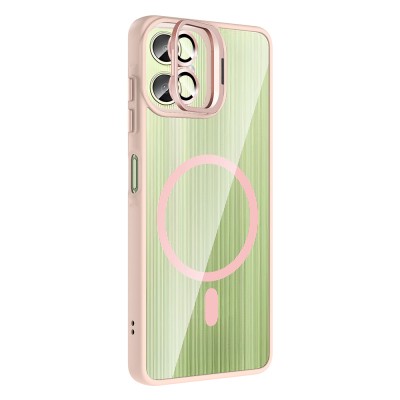 Galaxy A07 Kılıf Standlı ve Kamera Lens Hediyeli Zore Etro Kapak - 10