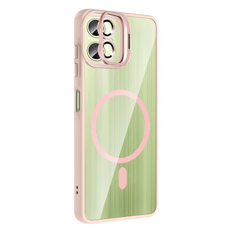 Galaxy A07 Kılıf Standlı ve Kamera Lens Hediyeli Zore Etro Kapak - 10