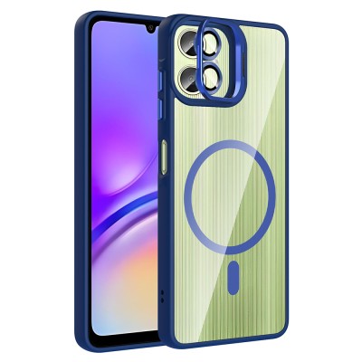 Galaxy A07 Kılıf Standlı ve Kamera Lens Hediyeli Zore Etro Kapak - 3