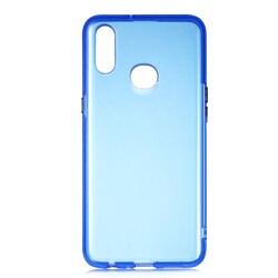 Galaxy A10S Kılıf Zore Bistro Kapak Mavi