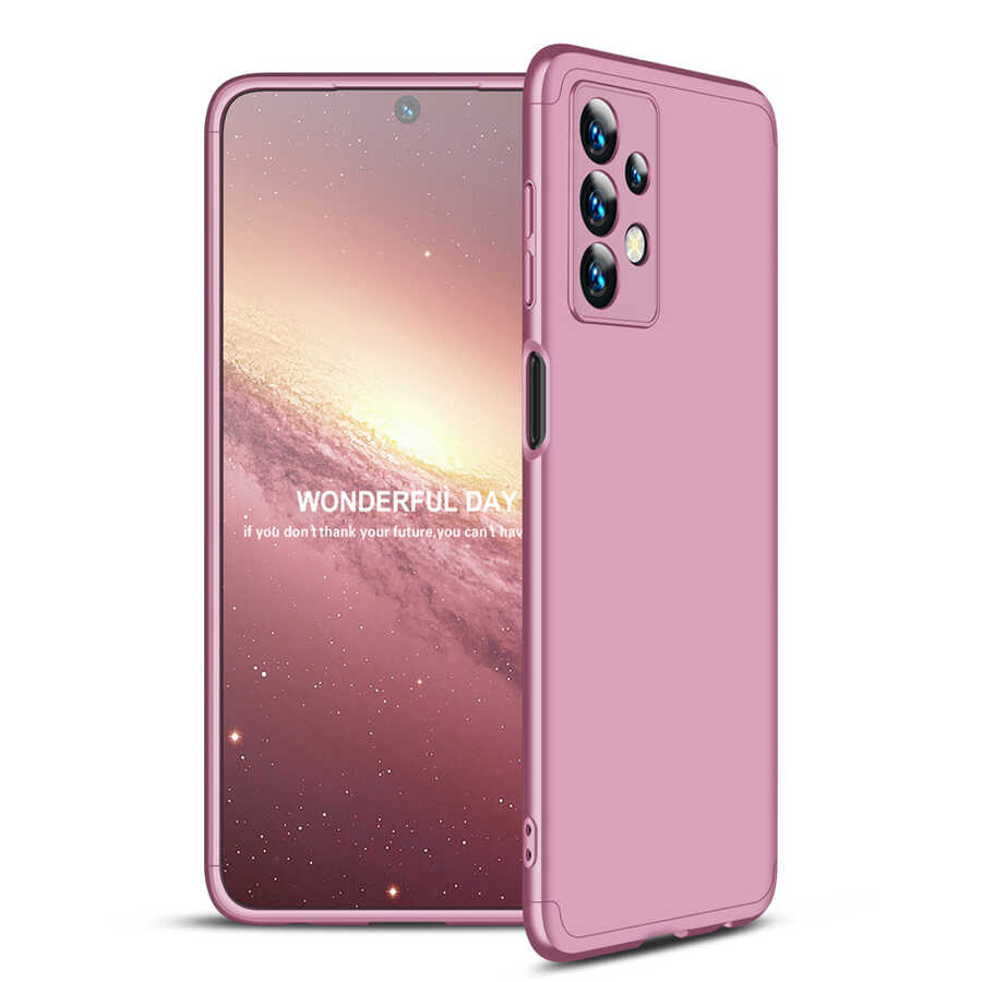 Galaxy A13 4G Kılıf Zore Ays Kapak - Rose Gold
