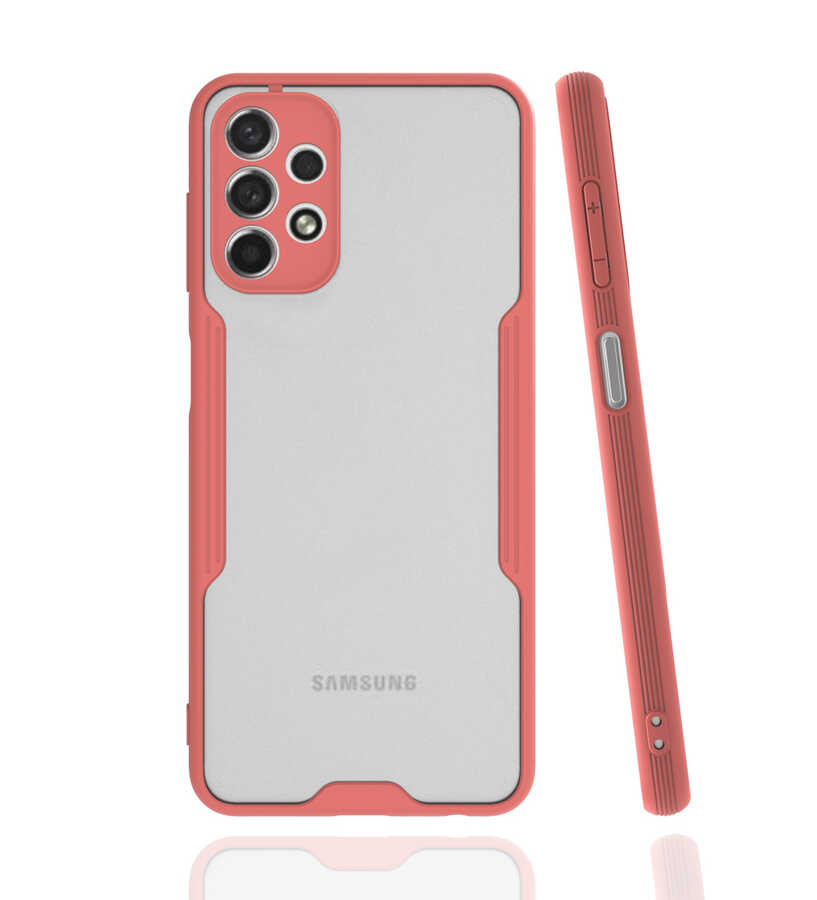 Galaxy A13 4G Kılıf Zore Parfe Kapak - Pembe