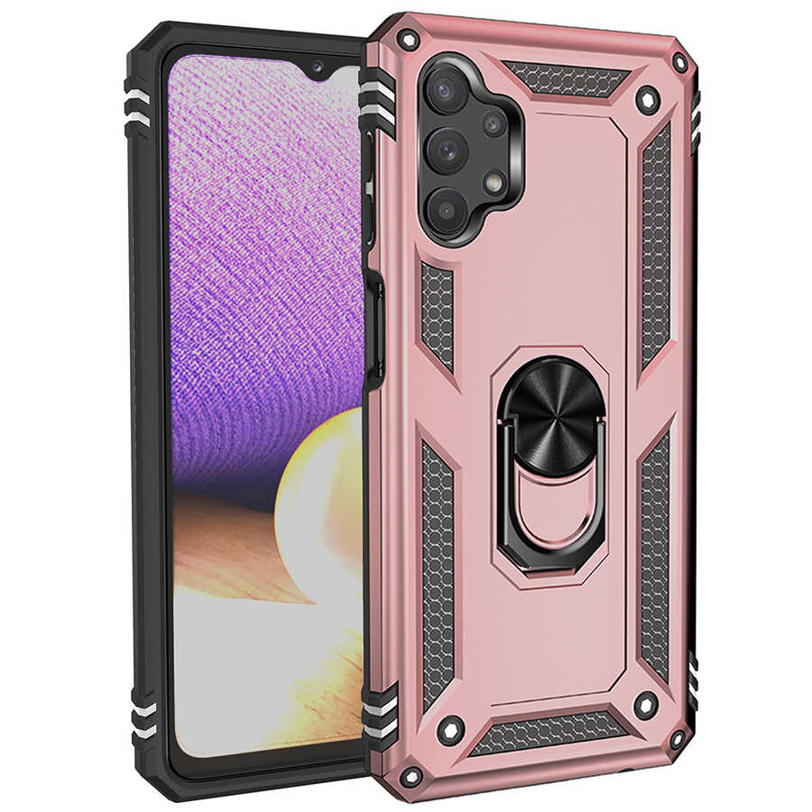 Galaxy A13 4G Kılıf Zore Vega Kapak - Rose Gold