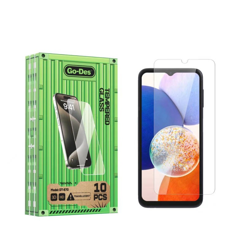 Galaxy A14 5G Go Des Parmak İzi Bırakmayan 9H Oleofobik Bom Glass Ekran Koruyucu - 2