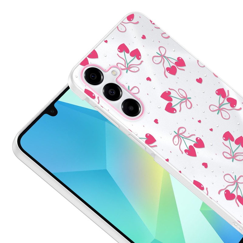 Galaxy A14 Case with Camera Protector, Patterned Zore Clip Cover - 11