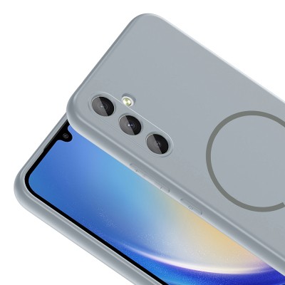 Galaxy A14 Case Zore Meta Cover with M-safe Charging Feature - 21