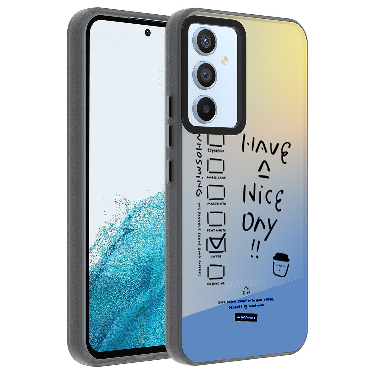Galaxy A14 Kılıf Desenli Zore Dragon Sert Kapak - Have