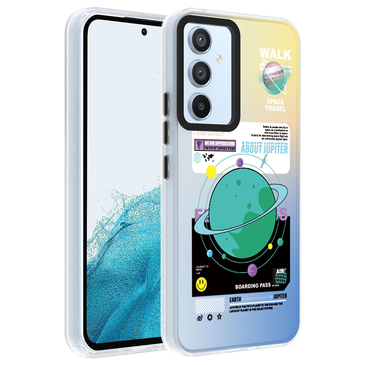 Galaxy A14 Kılıf Desenli Zore Dragon Sert Kapak - Gezegen
