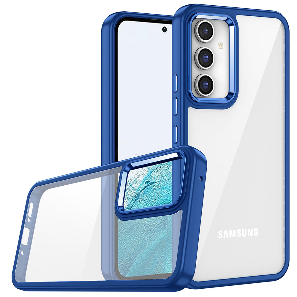 Galaxy A14 Kılıf Zore Flora Kapak - Lacivert