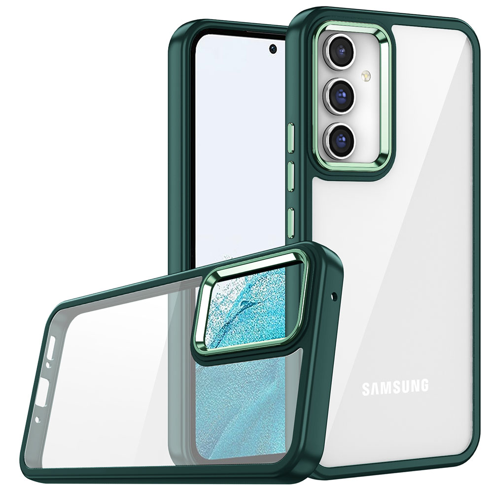 Galaxy A14 Kılıf Zore Flora Kapak - Yeşil
