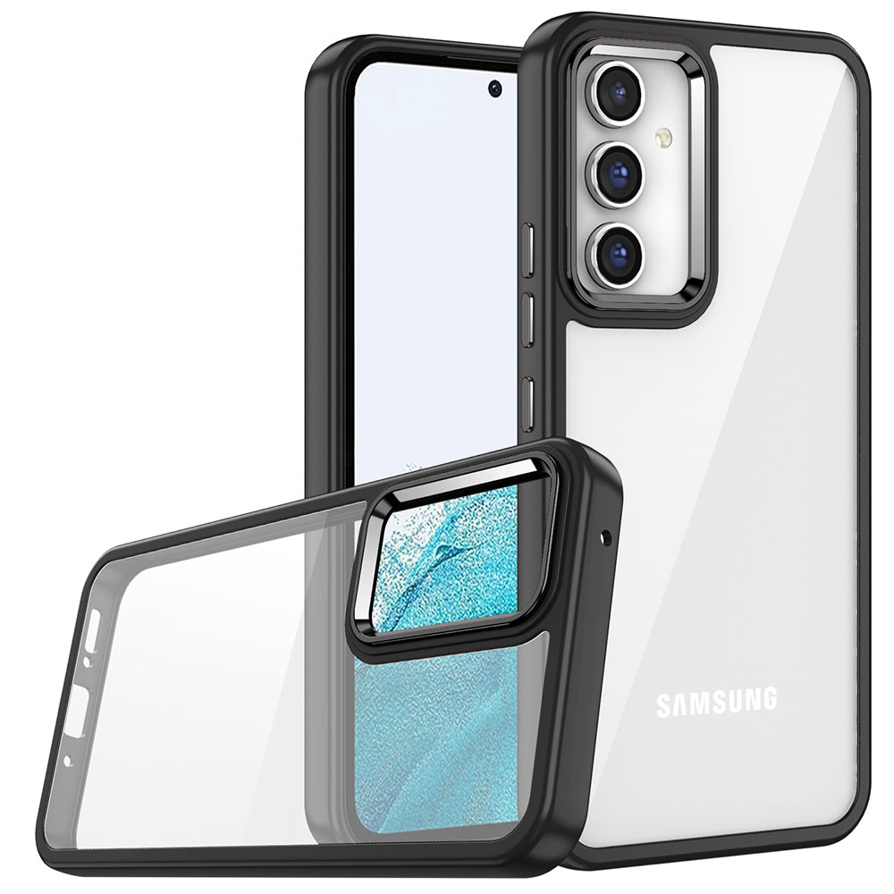 Galaxy A14 Kılıf Zore Flora Kapak - Siyah