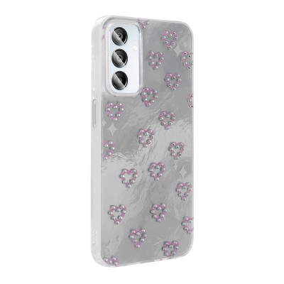 Galaxy A15 Case Camera Protection Figured Zore Ponti Silicone Cover - 12