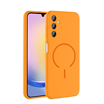 Galaxy A15 Case Zore Meta Cover with M-safe Charging Feature - Zore